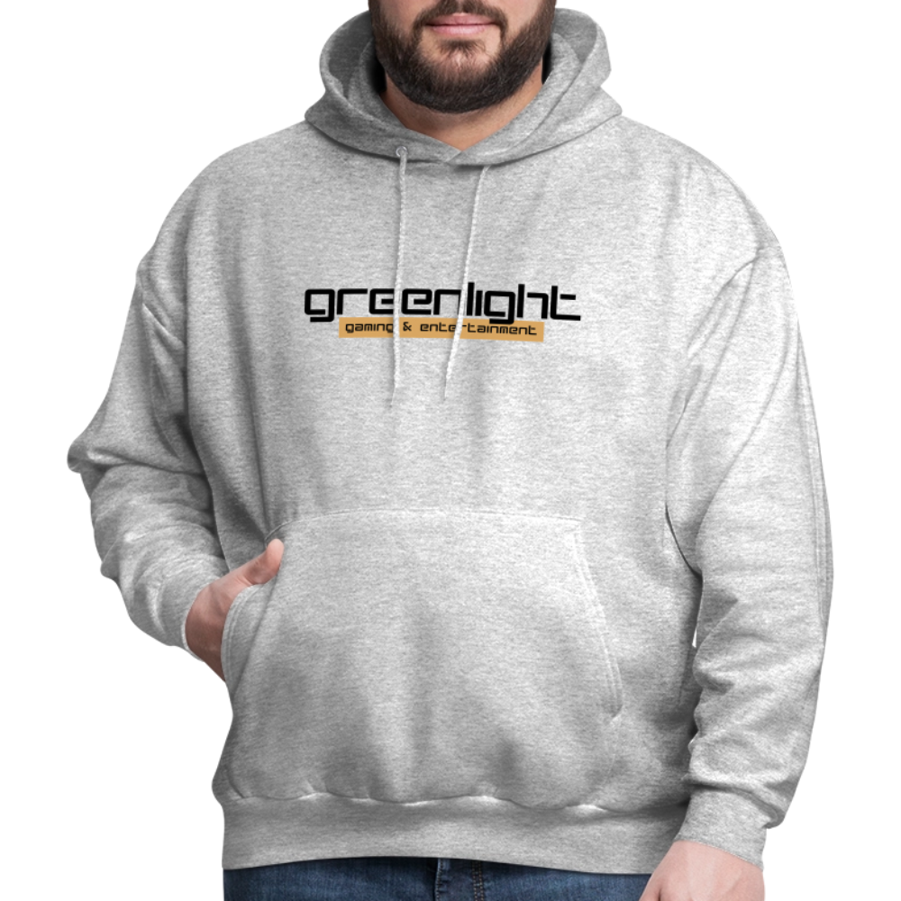 Hoodie - Greenlight Gaming Logo - heather gray