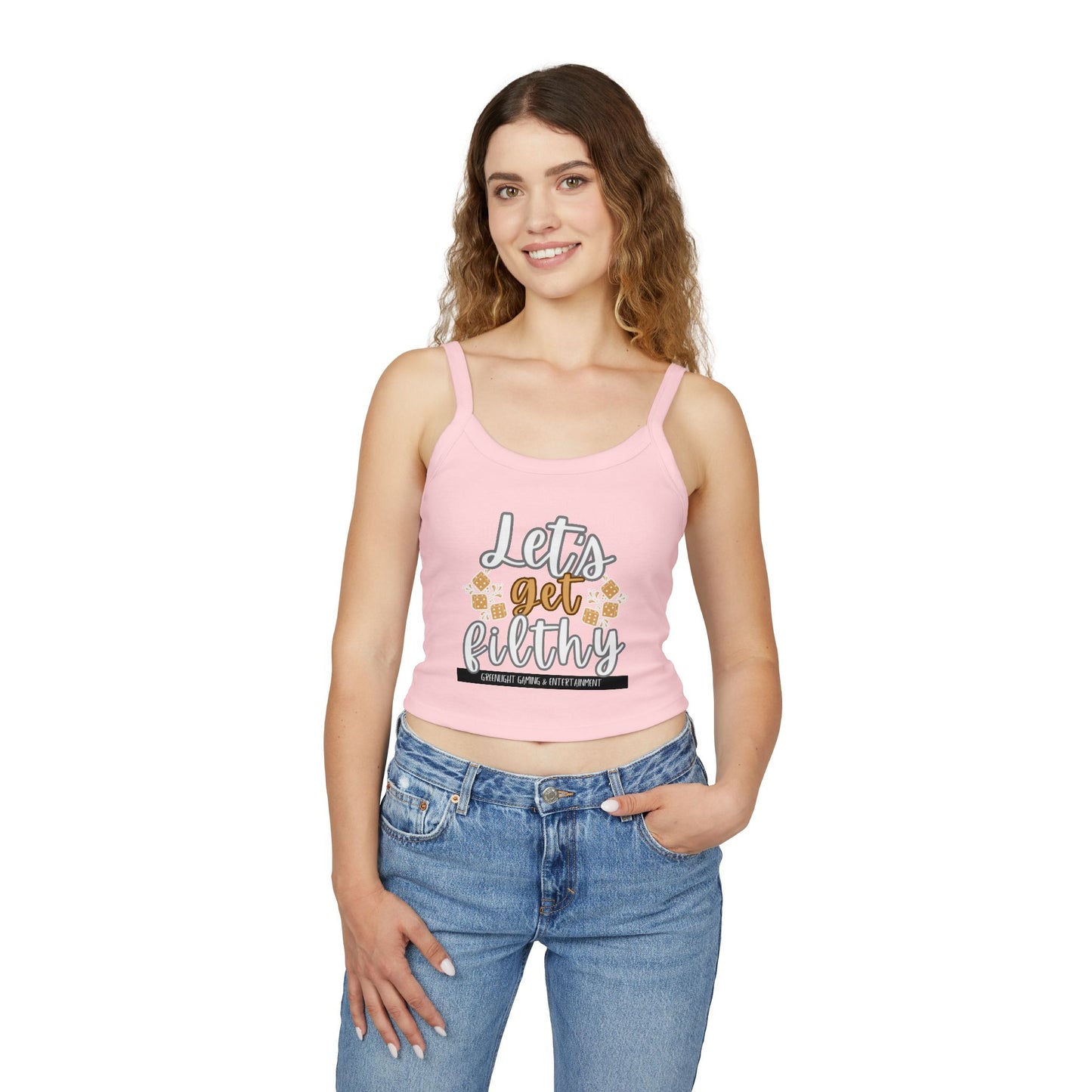 'Let's Get Filthy' - Women's Spaghetti Strap Tank Top