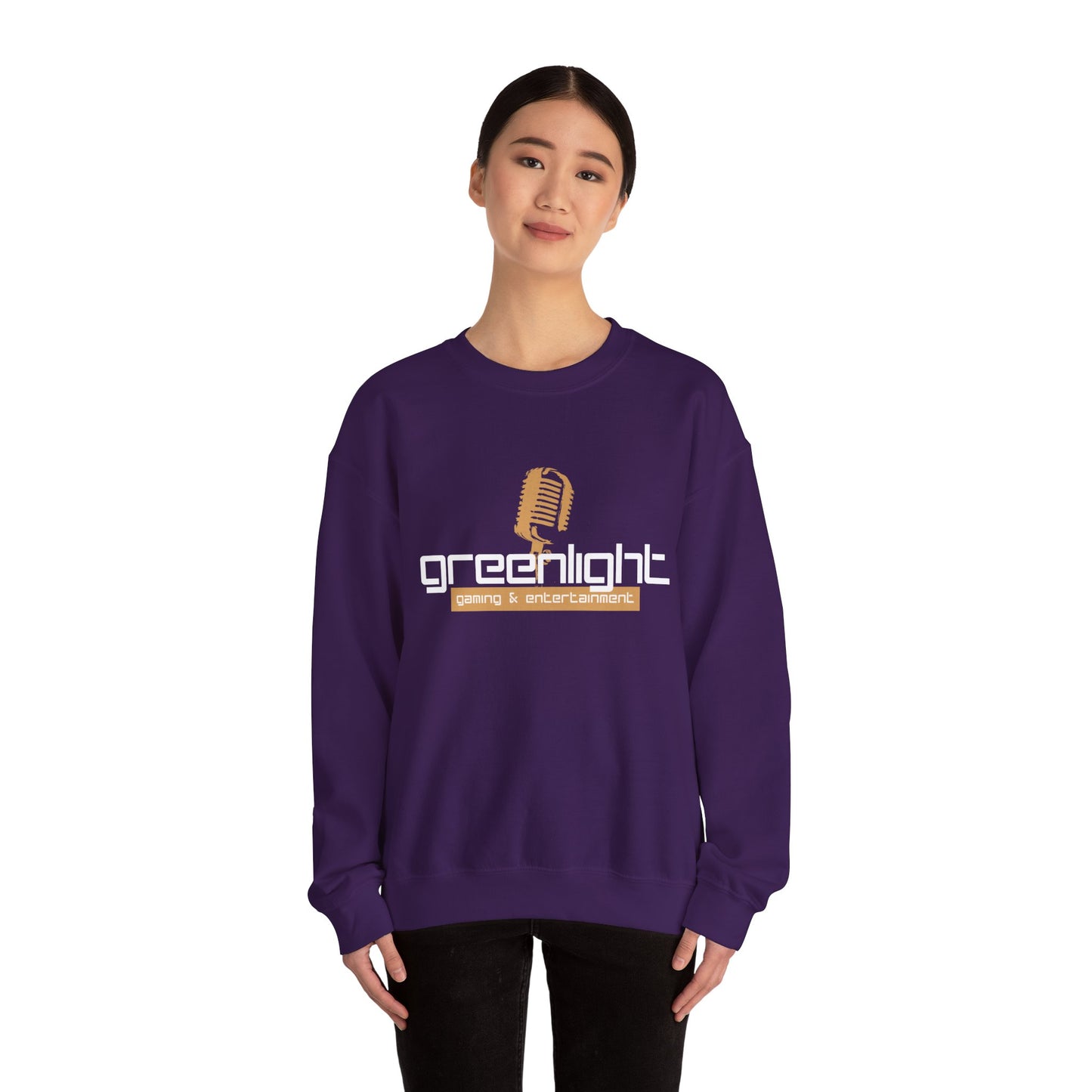 Unisex Sweatshirt, Retro Style Crewneck - Greenlight Gaming, 'Let's Get Filthy'