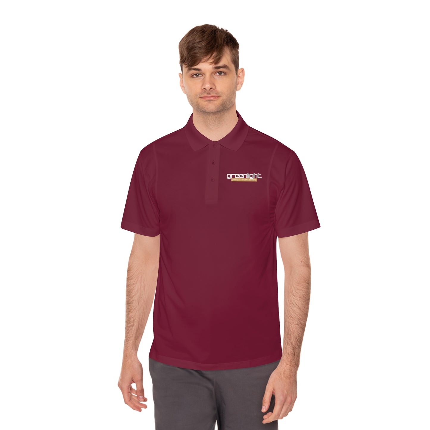 Men's Sport Polo Shirt - w/ Greenlight Logo