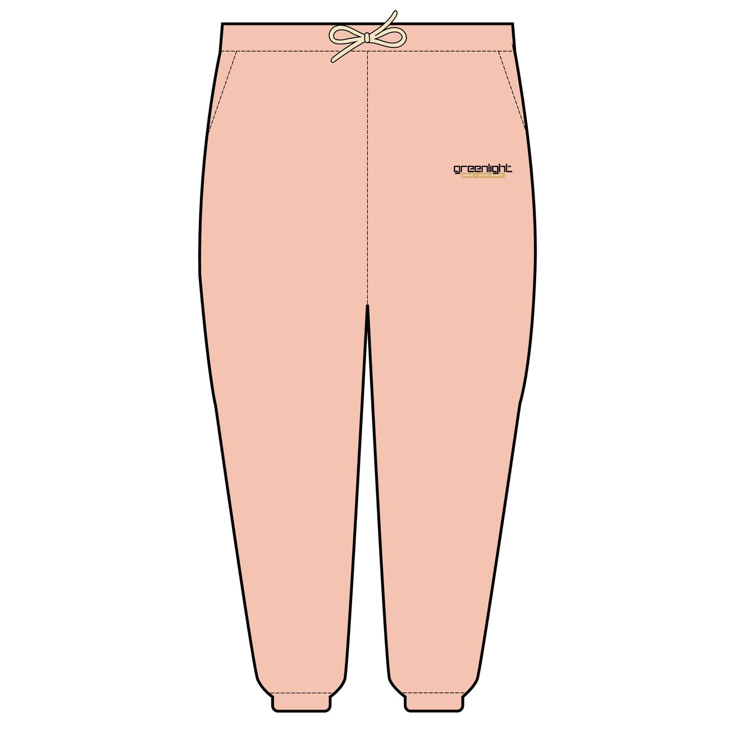 Unisex Garment-Dyed Fleece Sweatpants w/ Greenlight Gaming logo