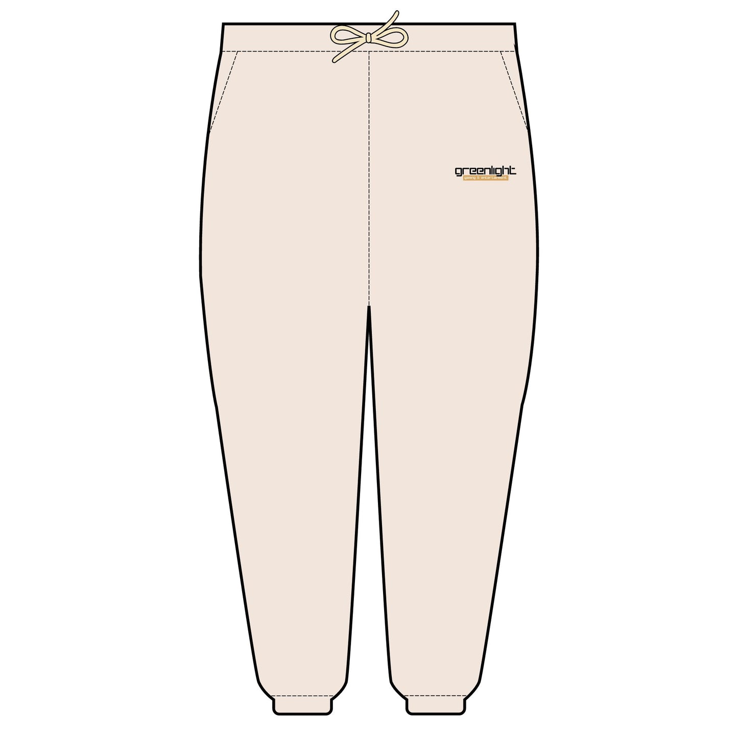 Unisex Garment-Dyed Fleece Sweatpants w/ Greenlight Gaming logo