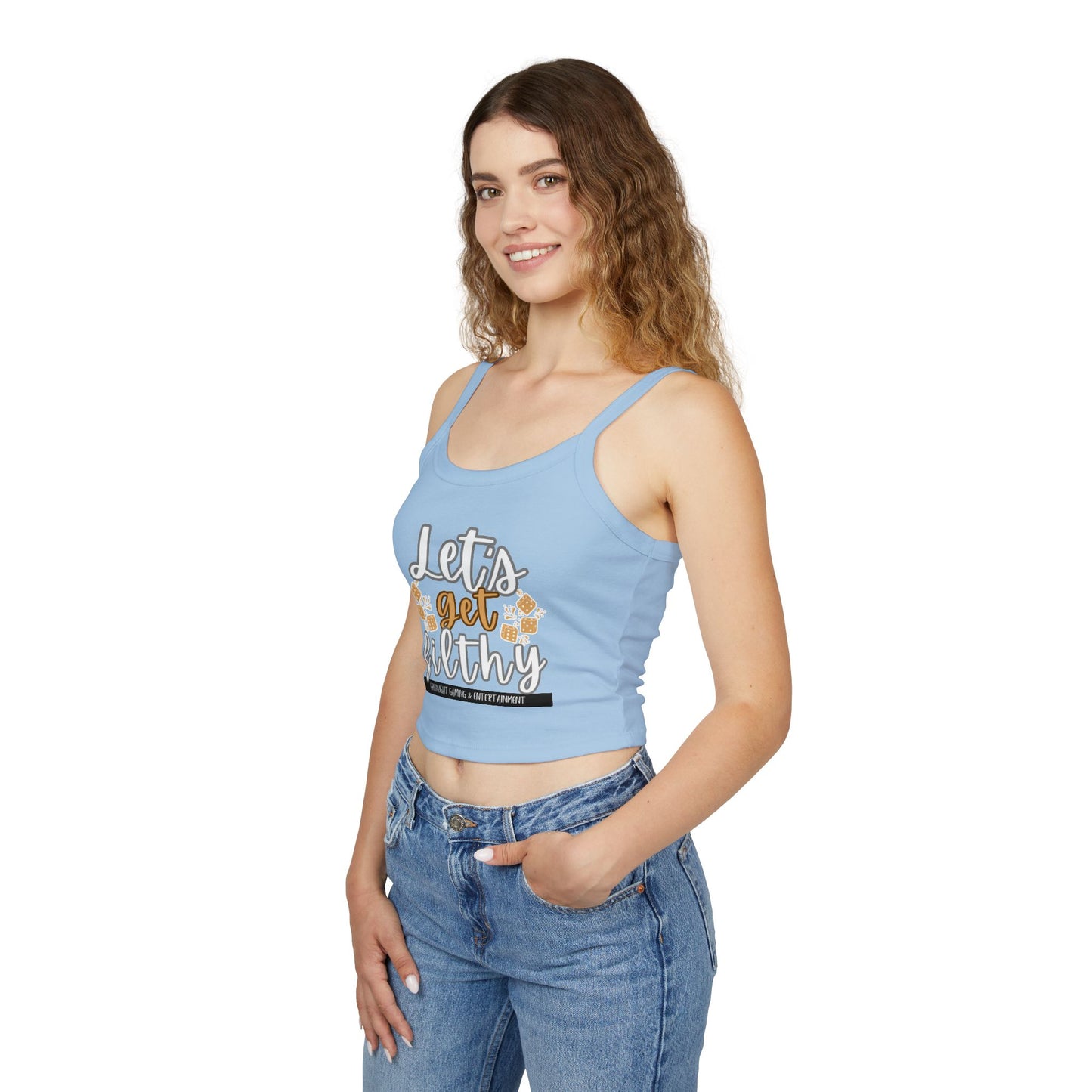 'Let's Get Filthy' - Women's Spaghetti Strap Tank Top