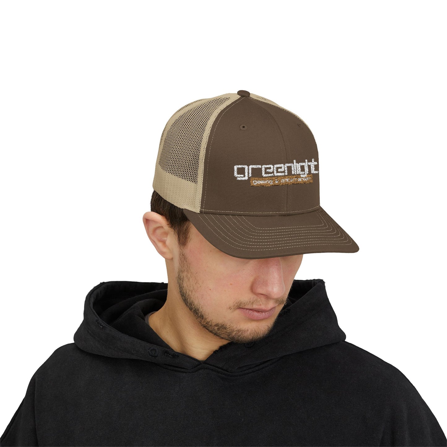 Snapback Trucker Cap - Greenlight Logo