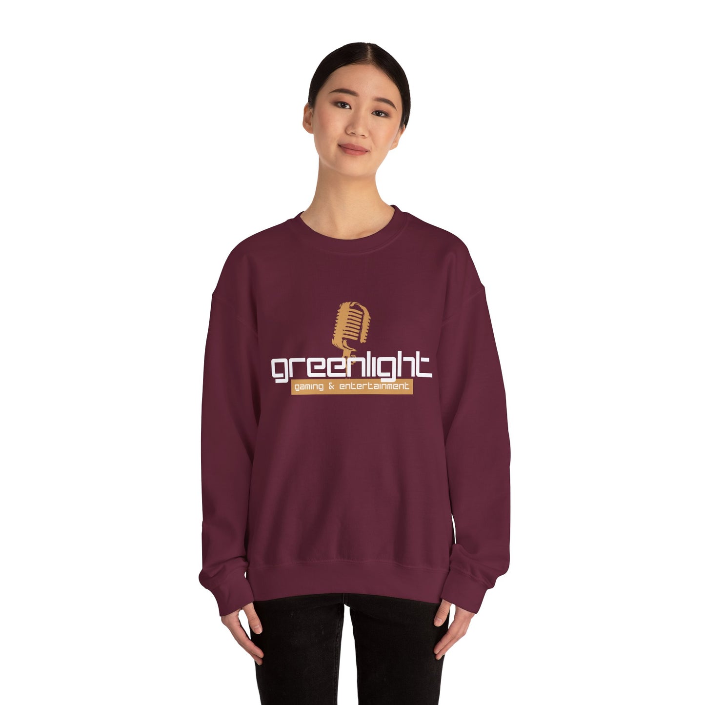 Unisex Sweatshirt, Retro Style Crewneck - Greenlight Gaming, 'Let's Get Filthy'