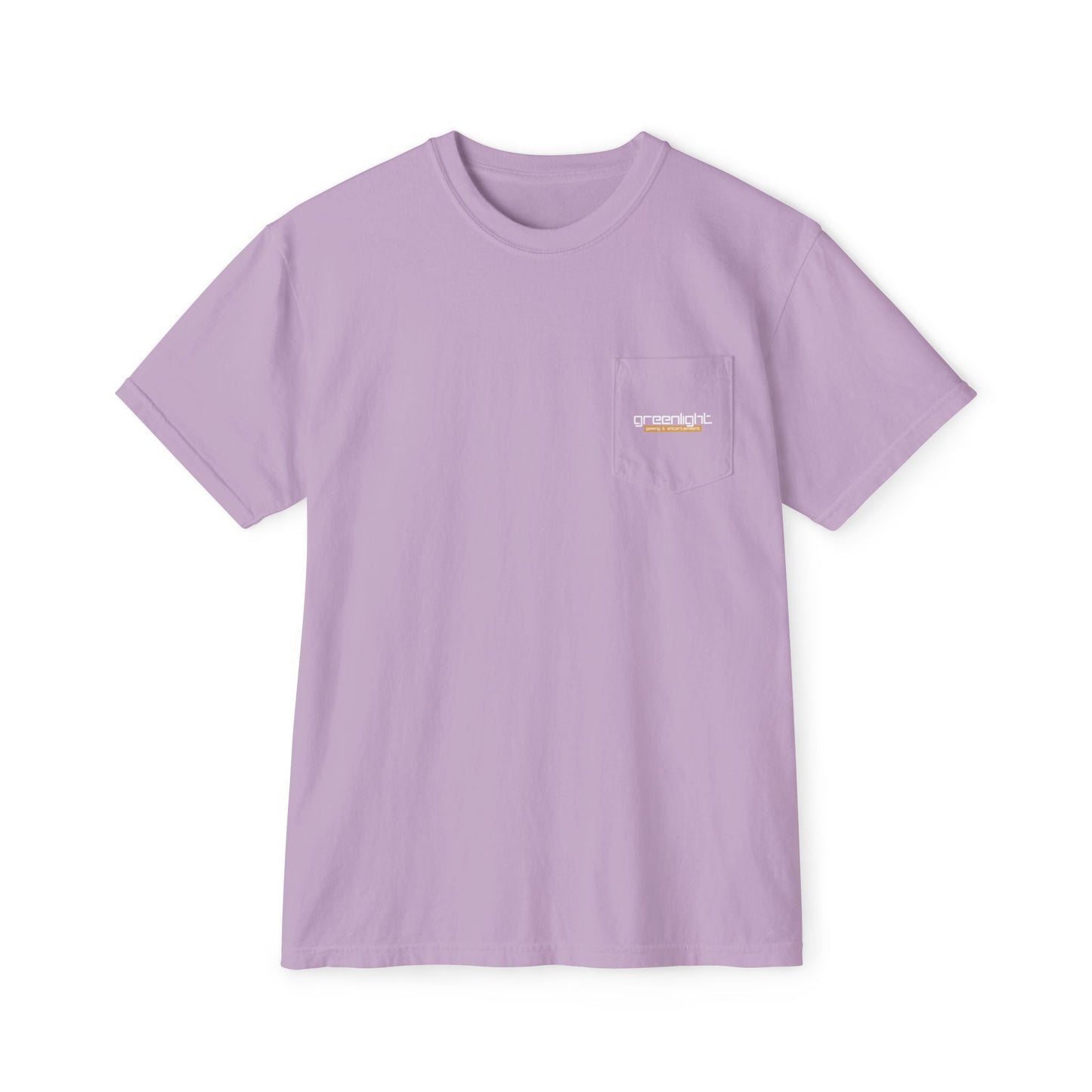 Unisex Garment-Dyed Pocket T-Shirt w/ Greenlight Gaming Logo