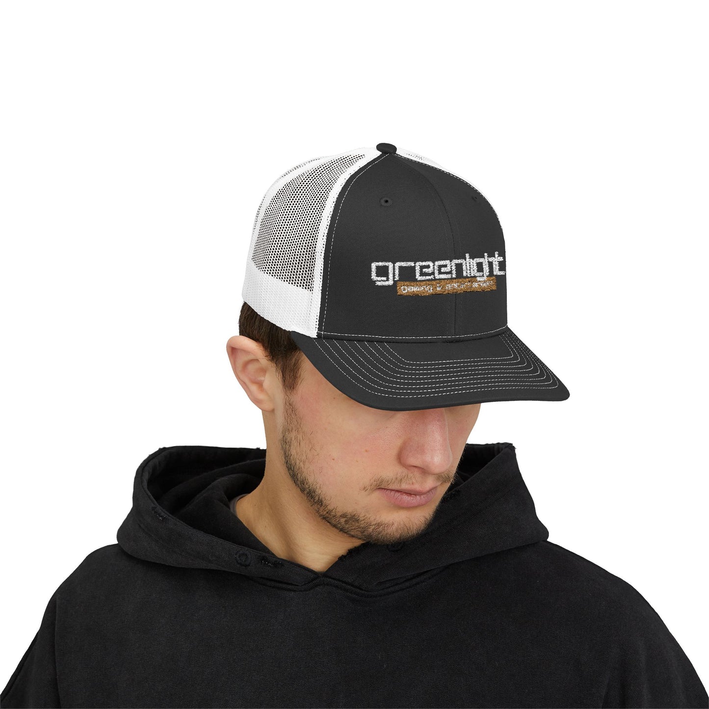 Snapback Trucker Cap - Greenlight Logo