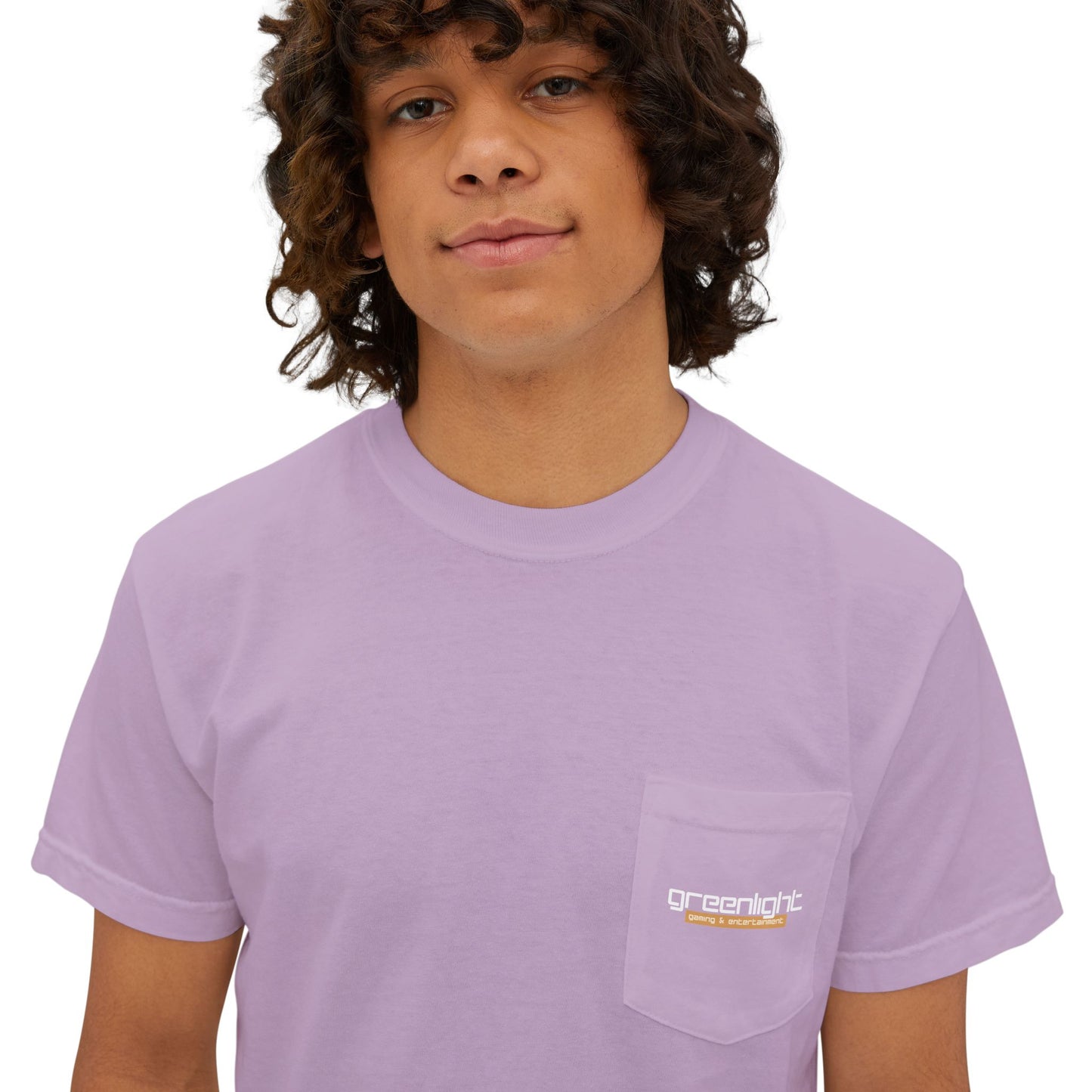 Unisex Garment-Dyed Pocket T-Shirt w/ Greenlight Gaming Logo