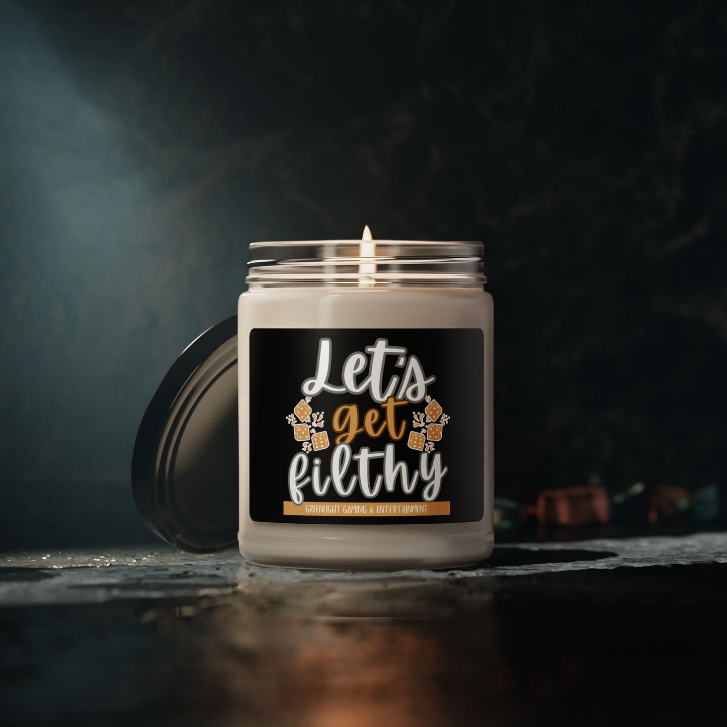 "Let's Get Filthy" Scented Soy Candle - 9oz | Relaxing Aromatherapy for Gamers