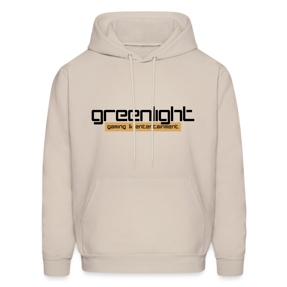 Hoodie - Greenlight Gaming Logo - Sand