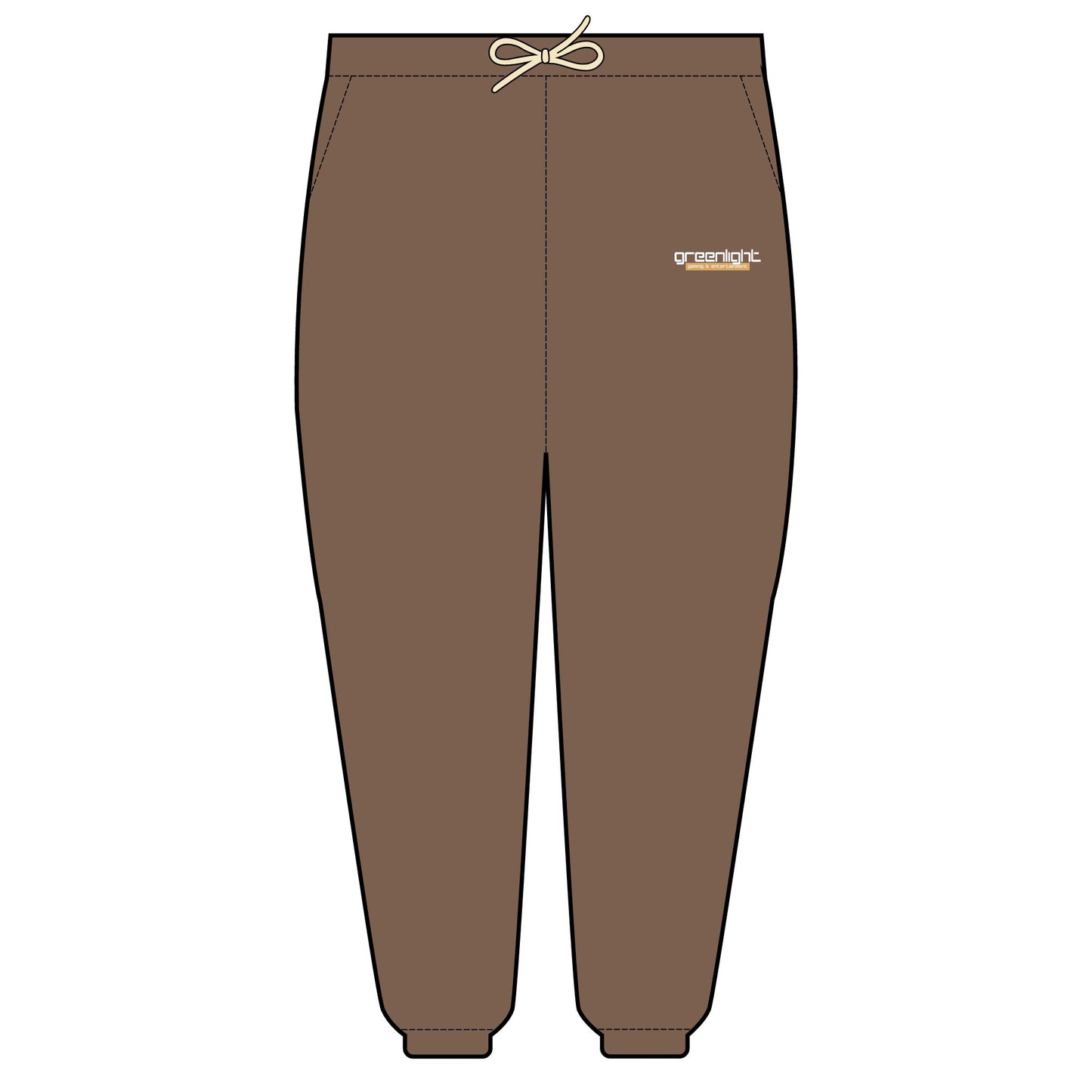 Unisex Garment-Dyed Fleece Sweatpants w/ Greenlight Gaming logo