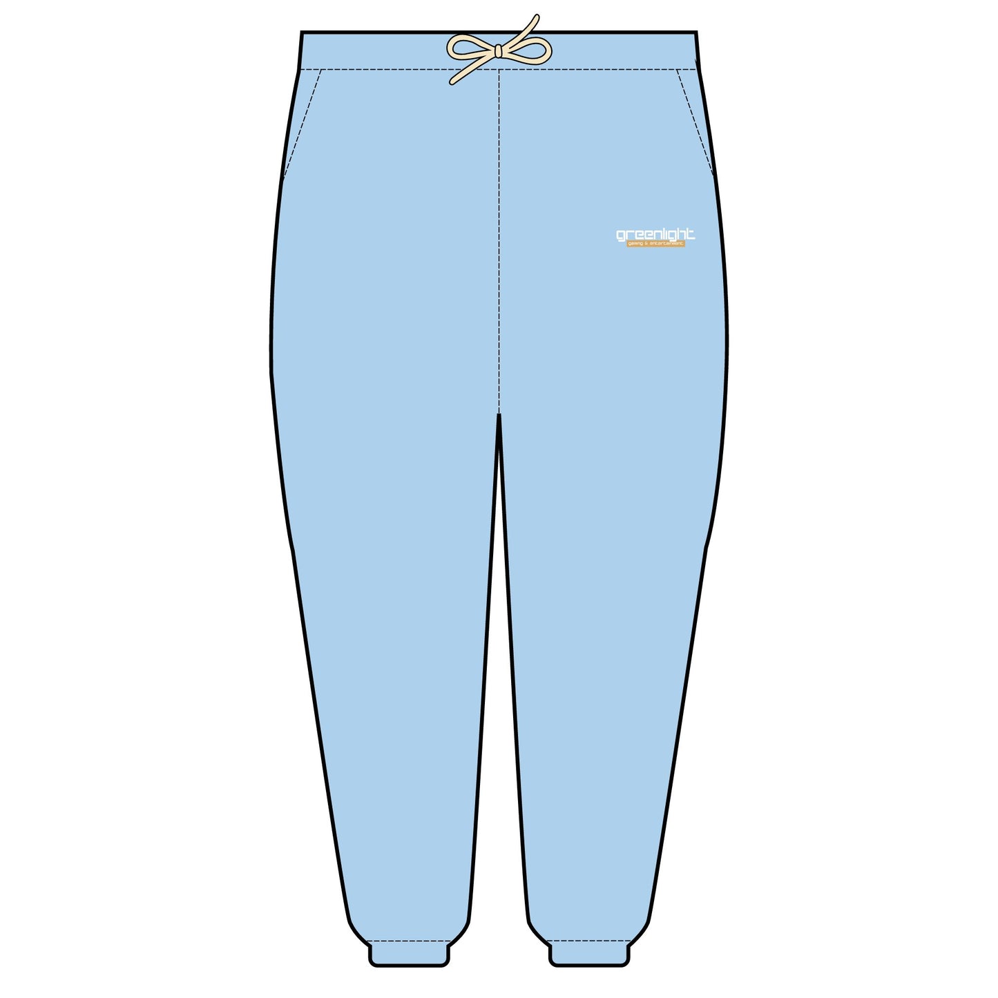 Unisex Garment-Dyed Fleece Sweatpants w/ Greenlight Gaming logo
