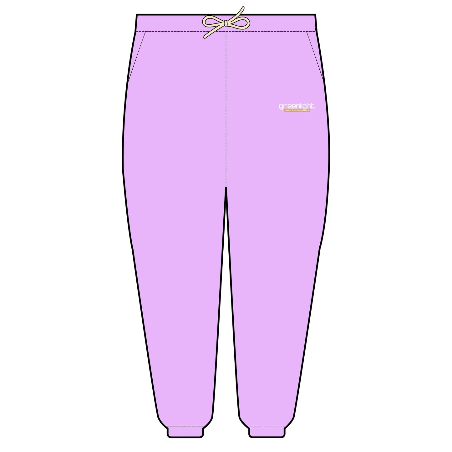 Unisex Garment-Dyed Fleece Sweatpants w/ Greenlight Gaming logo