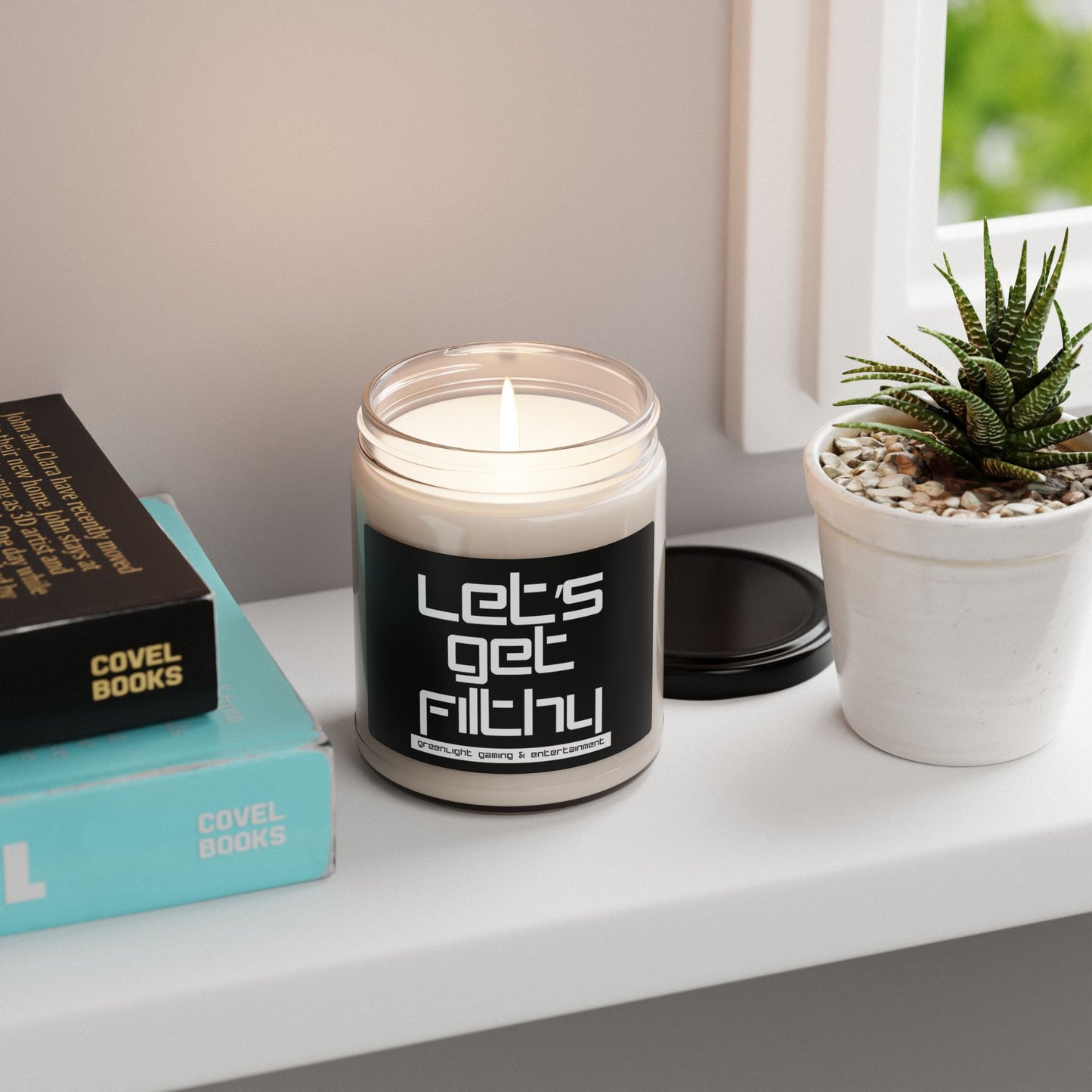 "Let's Get Filthy" Scented Soy Candle - 9oz | Relaxing Aromatherapy for Gamers