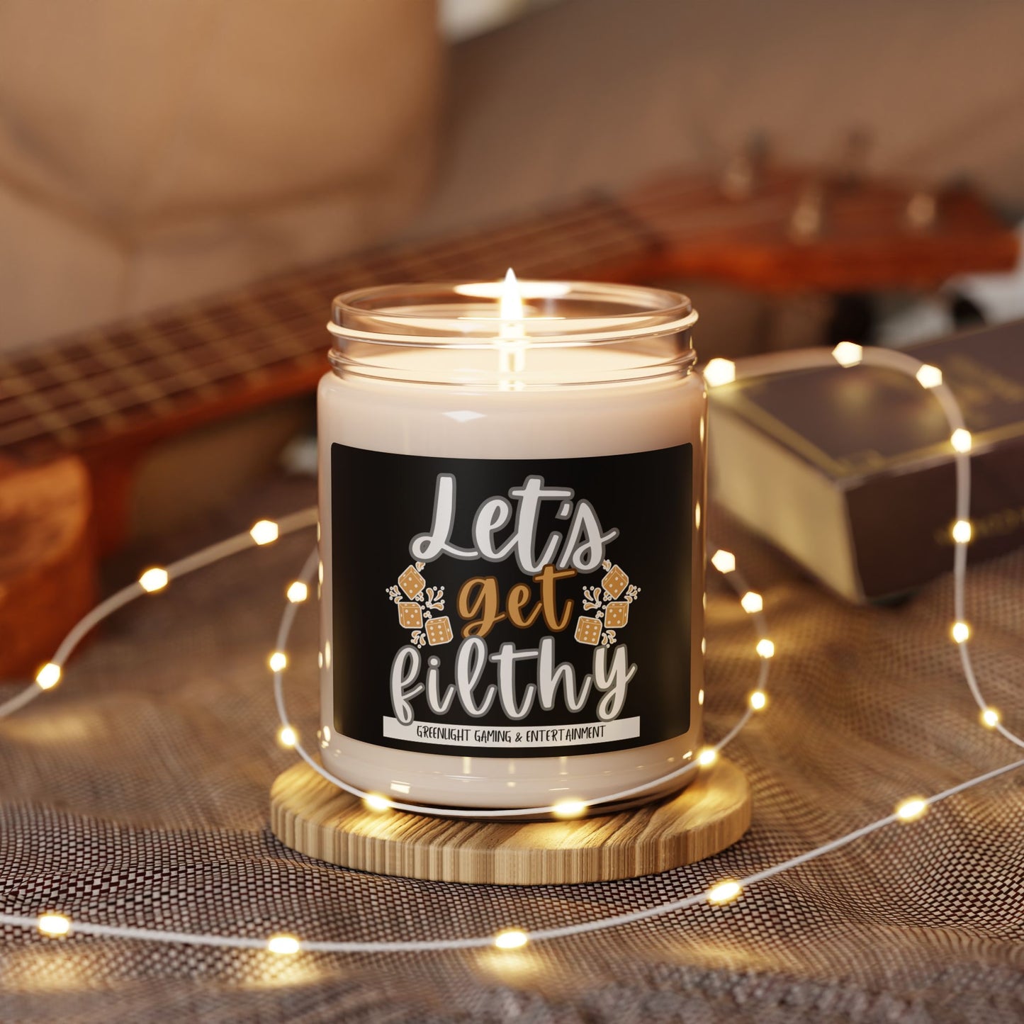 "Let's Get Filthy" Scented Soy Candle - 9oz | Relaxing Aromatherapy for Gamers