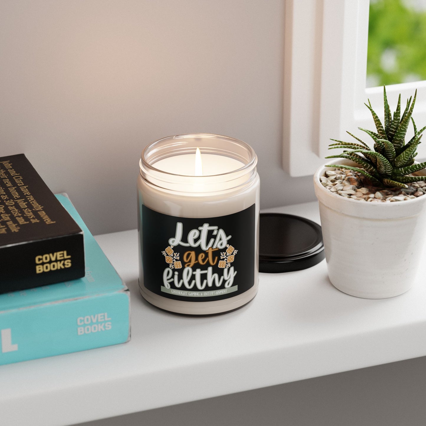 "Let's Get Filthy" Scented Soy Candle - 9oz | Relaxing Aromatherapy for Gamers