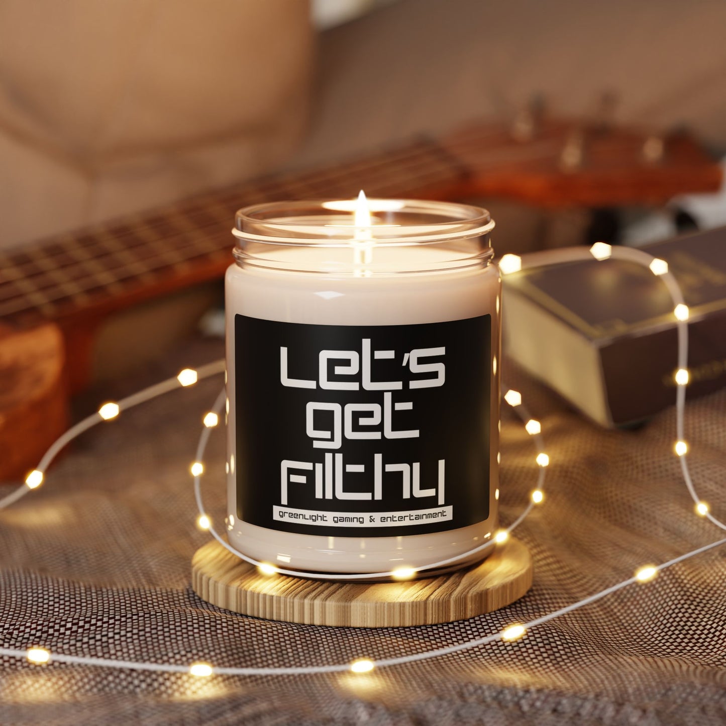 "Let's Get Filthy" Scented Soy Candle - 9oz | Relaxing Aromatherapy for Gamers