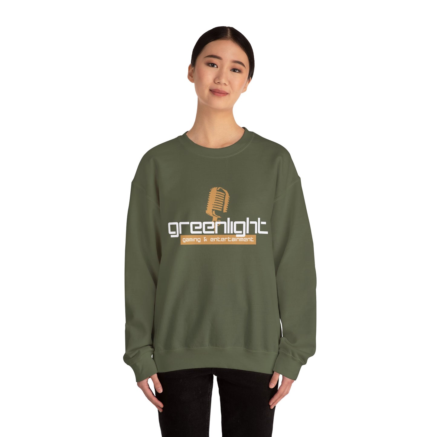 Unisex Sweatshirt, Retro Style Crewneck - Greenlight Gaming, 'Let's Get Filthy'