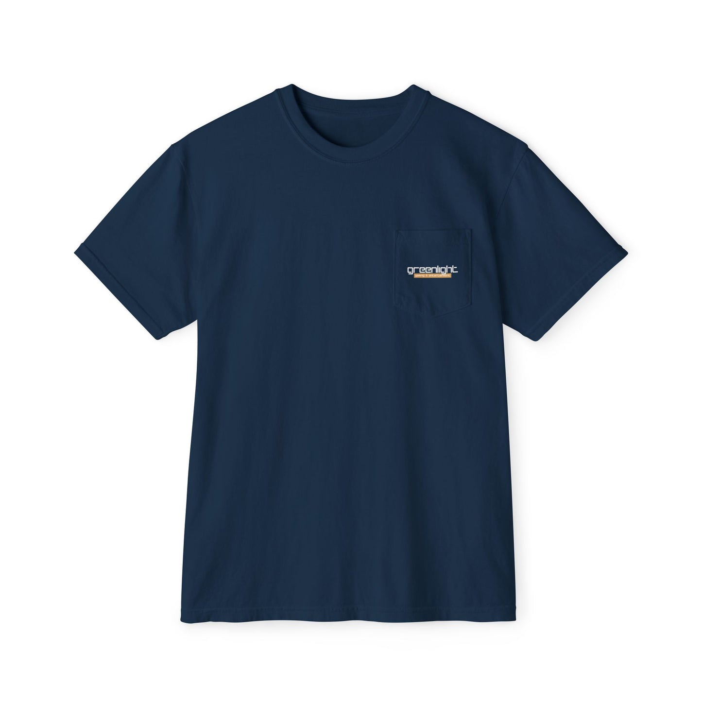 Unisex Garment-Dyed Pocket T-Shirt w/ Greenlight Gaming Logo