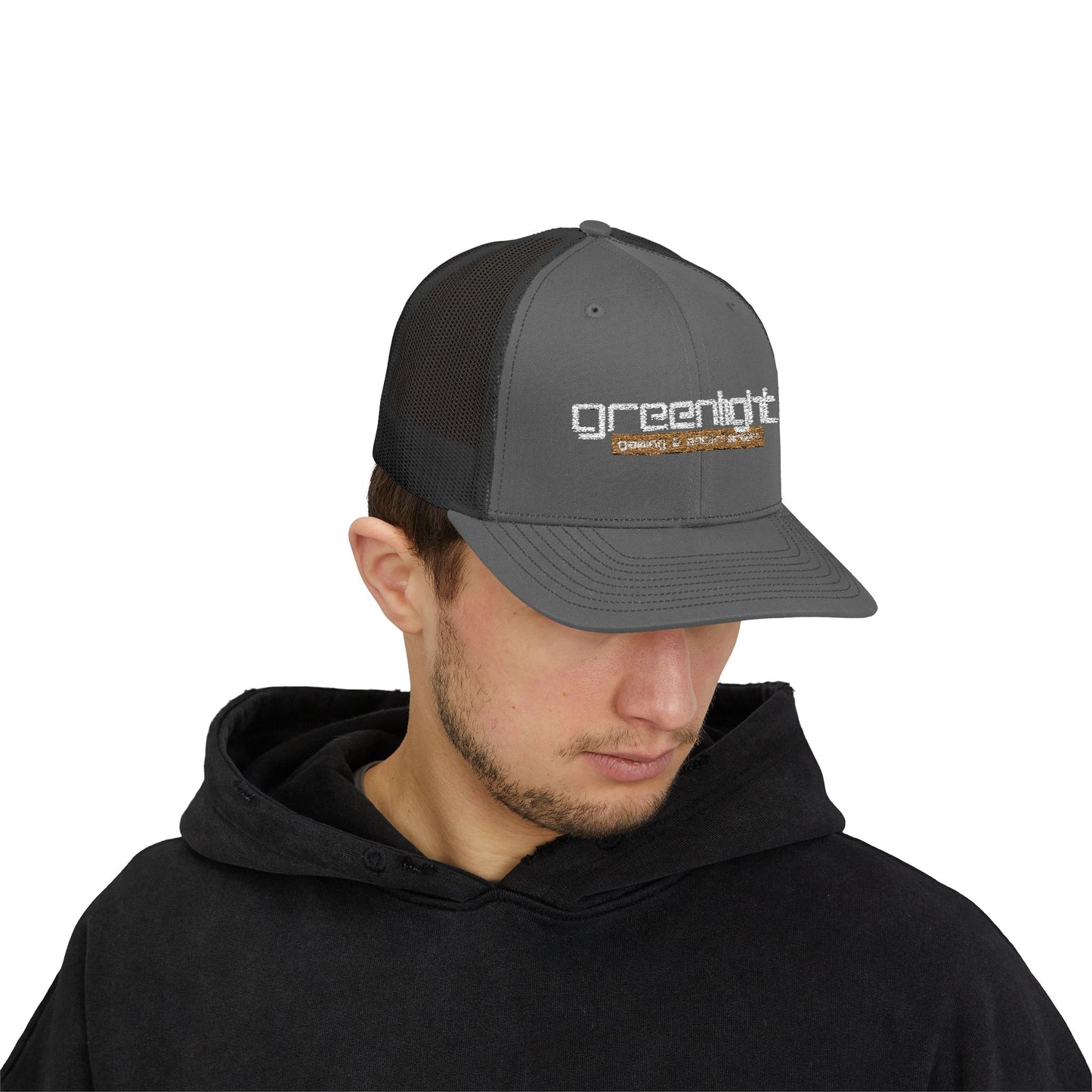 Snapback Trucker Cap - Greenlight Logo
