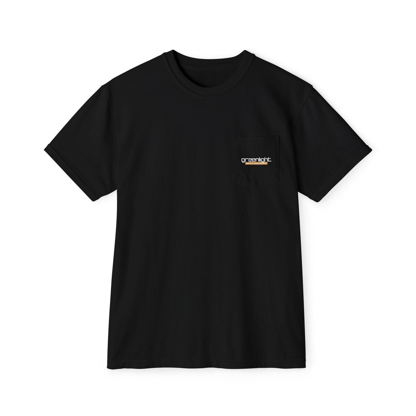 Unisex Garment-Dyed Pocket T-Shirt w/ Greenlight Gaming Logo