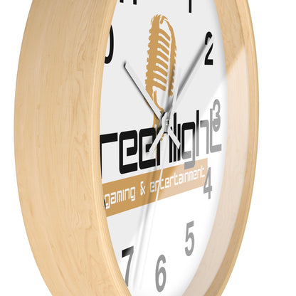 Gaming Wall Clock with Greenlight Logo