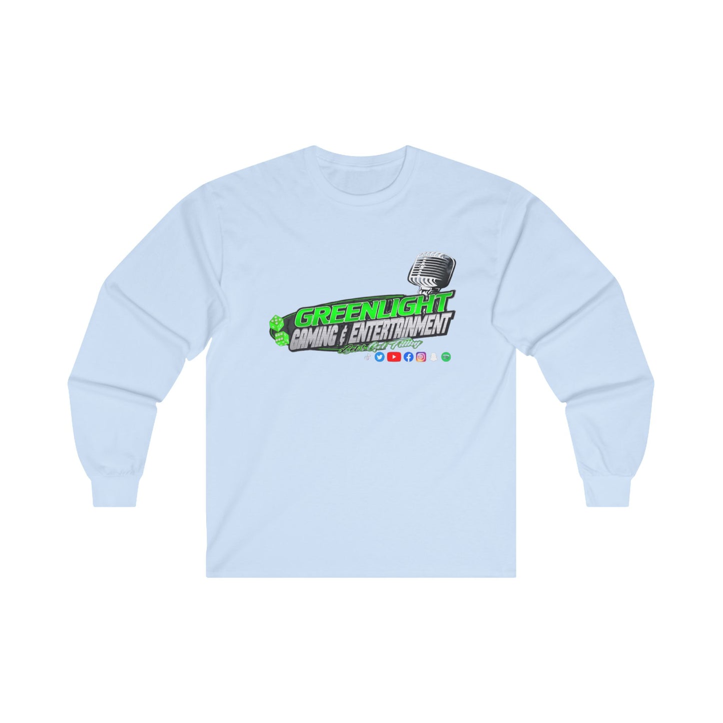 Unisex Ultra Cotton Long Sleeve Tee - Greenlight Gaming & World Travelers Design