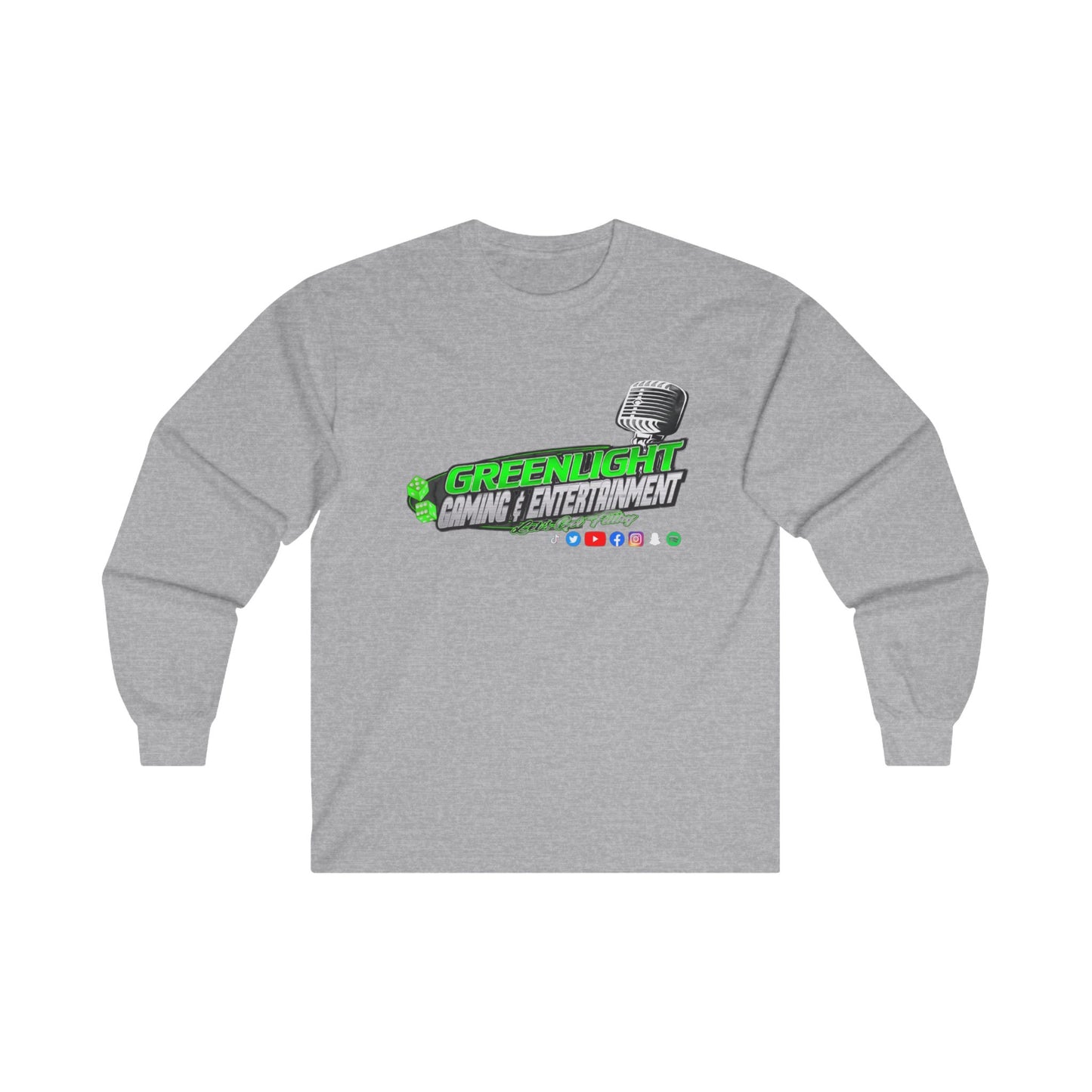 Unisex Ultra Cotton Long Sleeve Tee - Greenlight Gaming & World Travelers Design