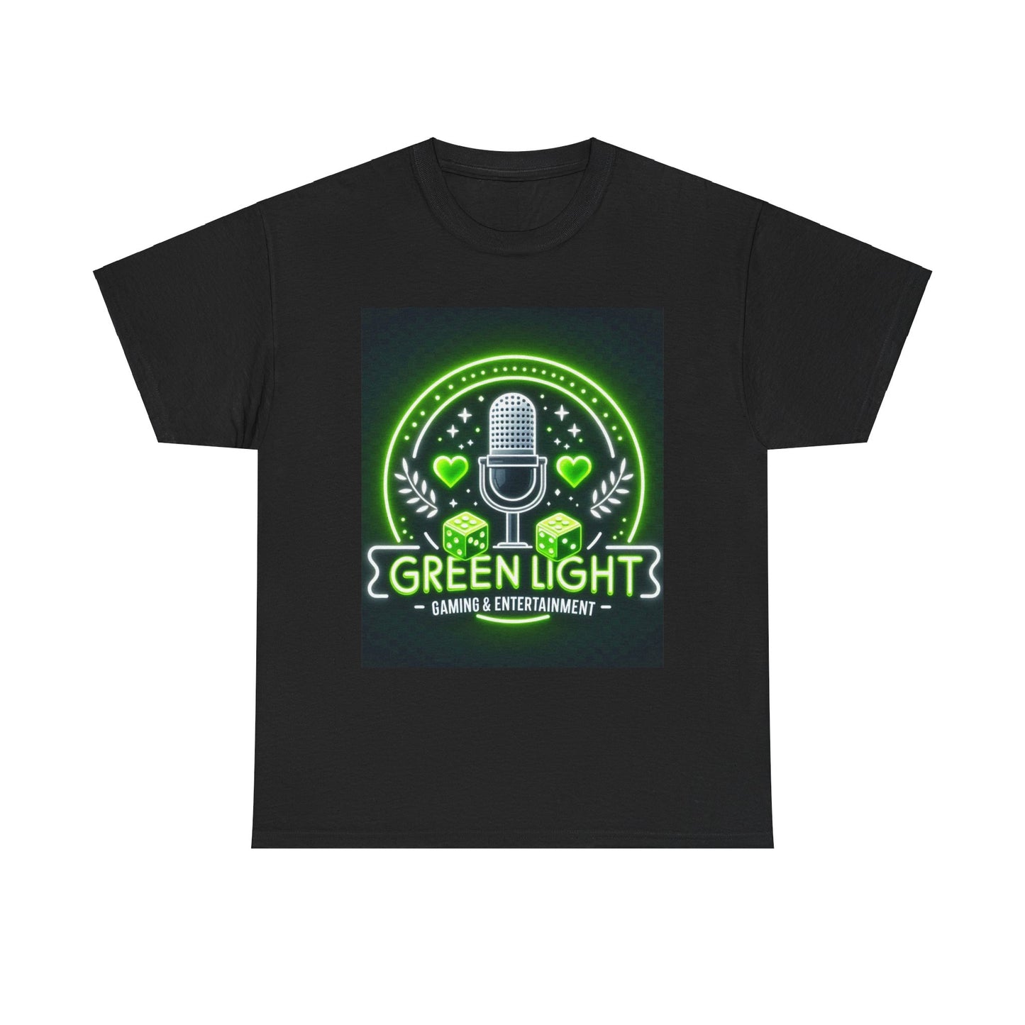 Green Light Unisex Heavy Cotton Tee - Casual Graphic T-Shirt