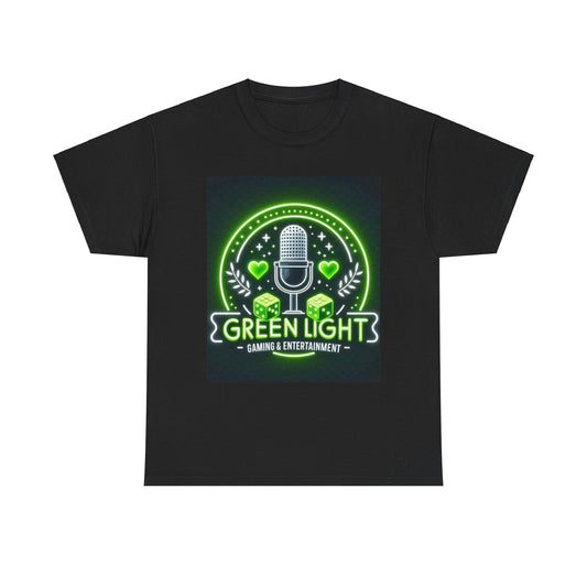 Green Light Unisex Heavy Cotton Tee - Casual Graphic T-Shirt