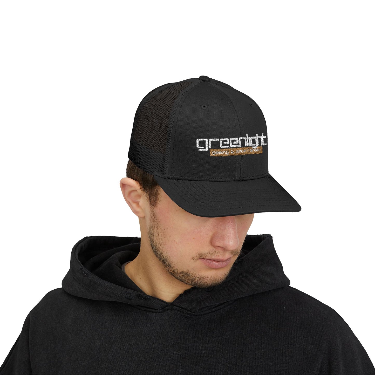 Snapback Trucker Cap - Greenlight Logo