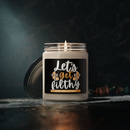 "Let's Get Filthy" Scented Soy Candle - 9oz | Relaxing Aromatherapy for Gamers