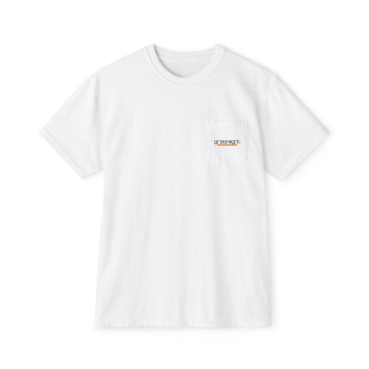 Unisex Garment-Dyed Pocket T-Shirt w/ Greenlight Gaming Logo