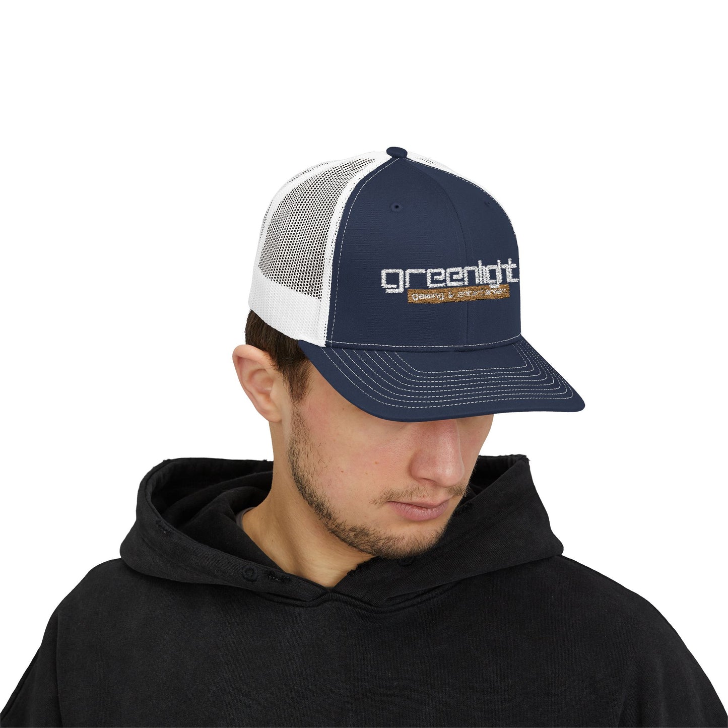 Snapback Trucker Cap - Greenlight Logo