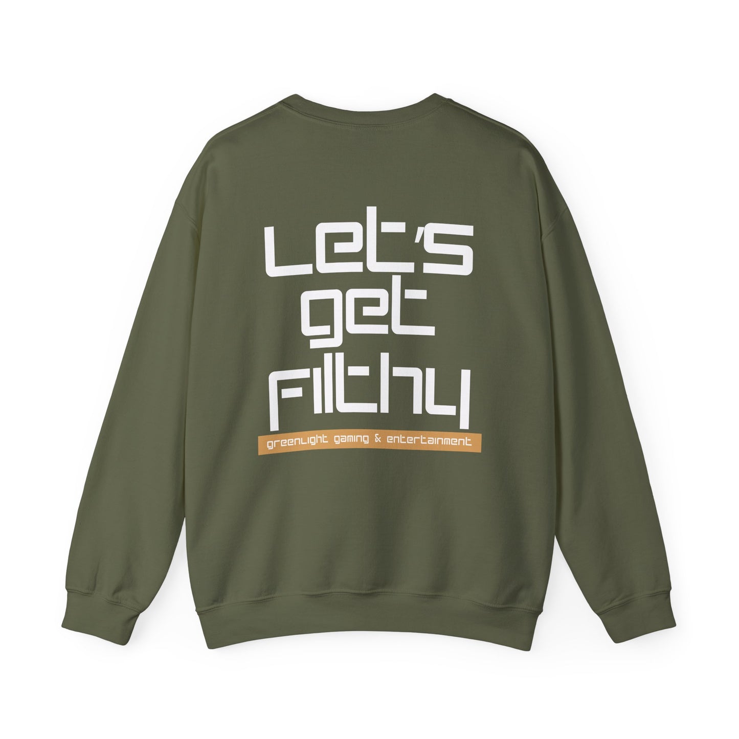 Sweatshirt with Carhartt-Inspired Design - Greenlight Gaming Logo - Let's Get Filthy