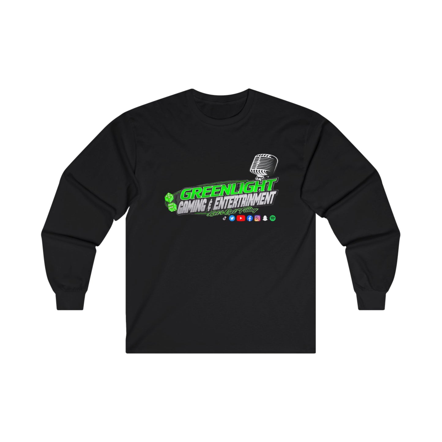 Unisex Ultra Cotton Long Sleeve Tee - Greenlight Gaming & World Travelers Design