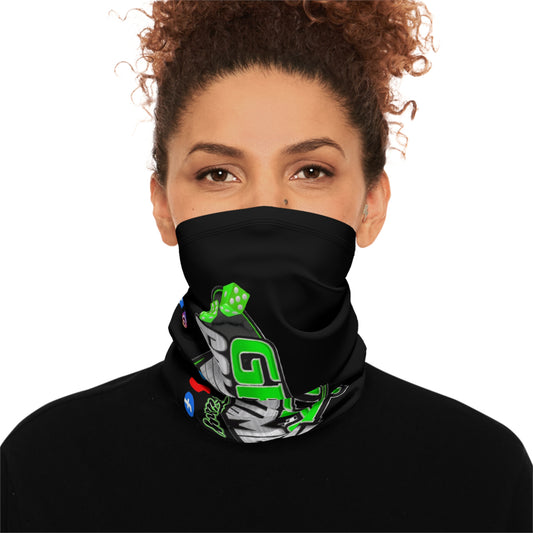 Greenlight Gaming Neck Gaiter - Stylish Winter Accessory with Drawstring