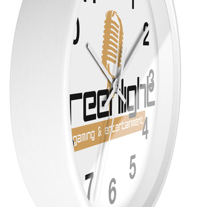 Gaming Wall Clock with Greenlight Logo