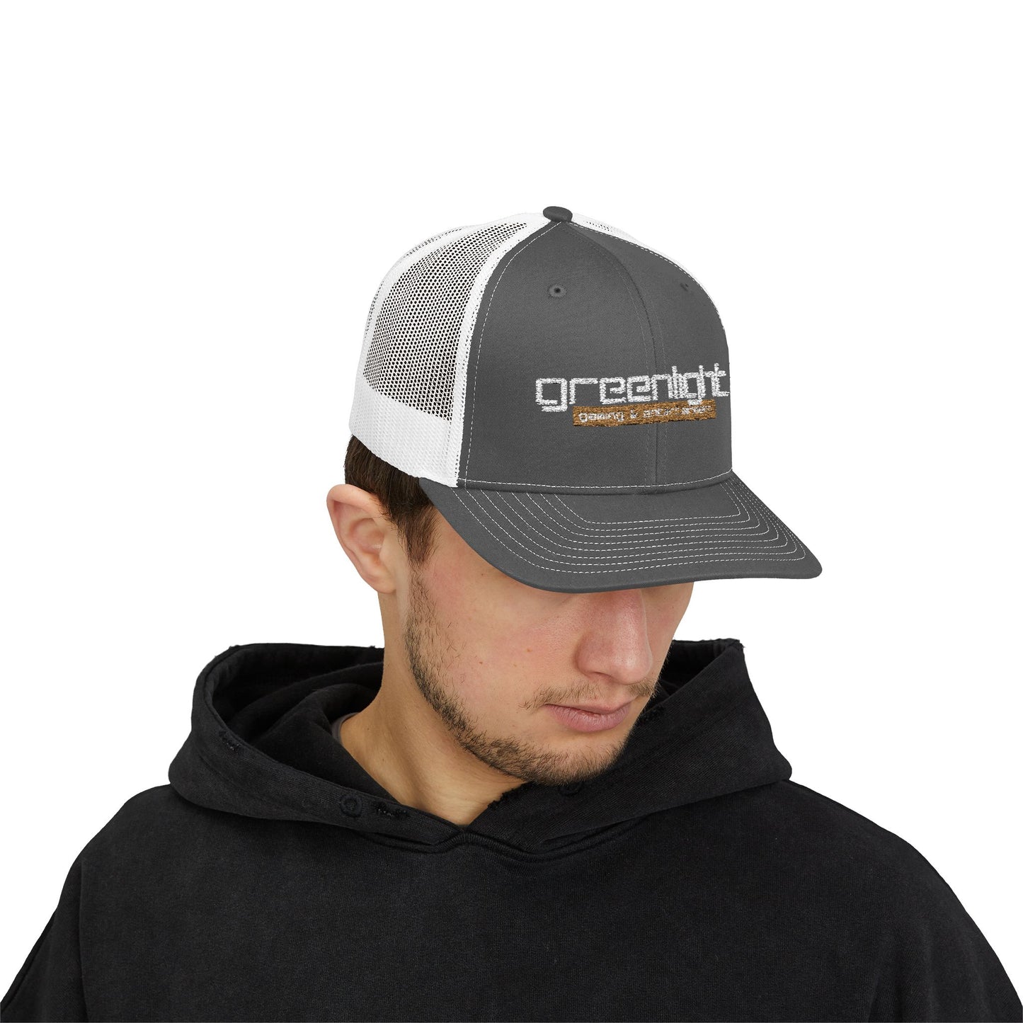 Snapback Trucker Cap - Greenlight Logo